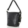MARCO MAZZINI černá kožená taška přes rameno