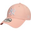 Broskvová dětská kšiltovka New Era 9FORTY League New York Yankees Kids Cap 12745558