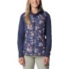 Tmavě modrá květinová vesta Columbia Powder Pass Vest