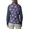 Tmavě modrá květinová vesta Columbia Powder Pass Vest