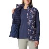 Tmavě modrá květinová vesta Columbia Powder Pass Vest
