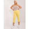 Světle žluté 3/4 kalhoty