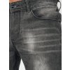 Šedé džínové kalhoty
