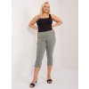 Khaki 3/4 kalhoty