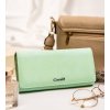 4U Cavaldi mintová dámská prostorná peněženka M637
