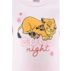 Světle růžové dívčí dlouhé pyžamo Disney The Lion King