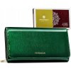 Peterson Tmavě zelená dámská kožená peněženka Y628 (Velikost ONE SIZE)