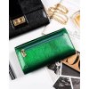 Peterson Tmavě zelená dámská kožená peněženka Y628 (Velikost ONE SIZE)
