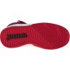 Bílo-červené chlapecké kotníkové tenisky Joma Platea Mid Jr 2406