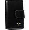 Peterson Černá peněženka se zapínáním Y461