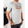 Světle šedé tričko s potiskem