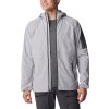 Světle šedá softshellová bunda Columbia Tall Heights Hooded Softshell Jacket (Velikost L)