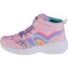 Světle růžové svítící kotníkové tenisky Skechers Lighted Unicorn Dreams Magical Dreamer