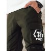 Khaki cargo kalhoty