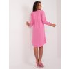 Růžové košilové šaty