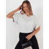 Světle šedé elegantní oversize tričko MAUD (Velikost ONE SIZE)