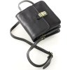 MARCO MAZZINI černá čtvercová crossbody kabelka