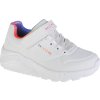 Bílé dívčí tenisky Skechers Uno Lite Rainbow Specks