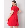 Červené dámské basic šaty