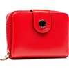 Peterson červená hladká malá peněženka Y661