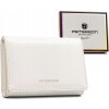 Peterson bílá střední peněženka s klopou Y652