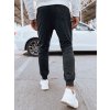 Tmavě šedé pánské jogger tepláky