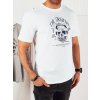 Bílé pánské tričko s potiskem