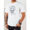 Bílé pánské tričko s potiskem