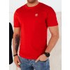 Červené pánské basic tričko