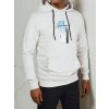 Světle šedá pánská mikina s potiskem