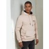 Světle béžová mikina s kapucí