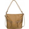 Rovicky tmavě béžová shopper kabelka s kapsami