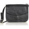 MARCO MAZZINI černá kožená taška přes rameno