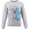 Světle šedá dámská mikina Disney - Stitch