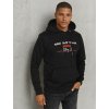 Černá pánská mikina s nápisem
