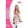 Knittex Dívčí bílé podkolenky Pola Lurex 20 den