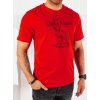 Červené tričko s potiskem