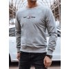 Světle šedá mikina bez kapuce (Velikost M)