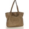 MARCO MAZZINI Béžová pletená shopper bag