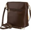 David Jones  hnědo-žlutá crossbody kabelka s manšestrem