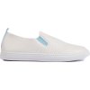 Bílé děrované slip on tenisky