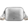 Rovicky stříbrná crossbody kabelka s malou peněženkou