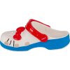 Bílé dívčí nazouváky Crocs Classic Hello Kitty Iam Kids Clog (Velikost 28/29)