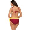 Červeno-žluté bikiny push-up Adele Ribes-Tweety