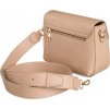 Rovicky Tmavě béžová crossbody kabelka se zlatými detaily