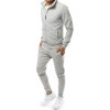 (Vel. 2XL) Pánská tepláková souprava - světle šedá