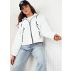 Bílá přechodová jarní bunda FERTI