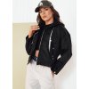 Černá přechodová jarní bunda FERTI