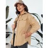 Tmavě béžová košilová bunda RAWEY