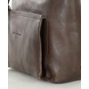 MARCO MAZZINI čokoládově hnědá crossbody kabelka